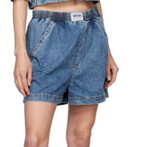 Moschino Blue Jean Shorts